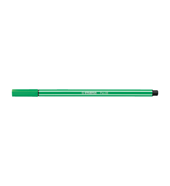 Marcador, Pen 68, Punta 1.0 mm, Verde, Unidad